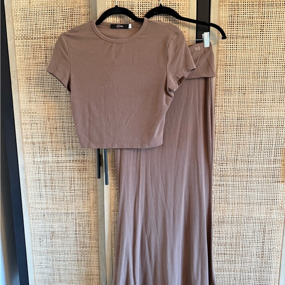 Chyrii Dresses & Skirts - Chyrii 2-piece Brown Top and Skirt